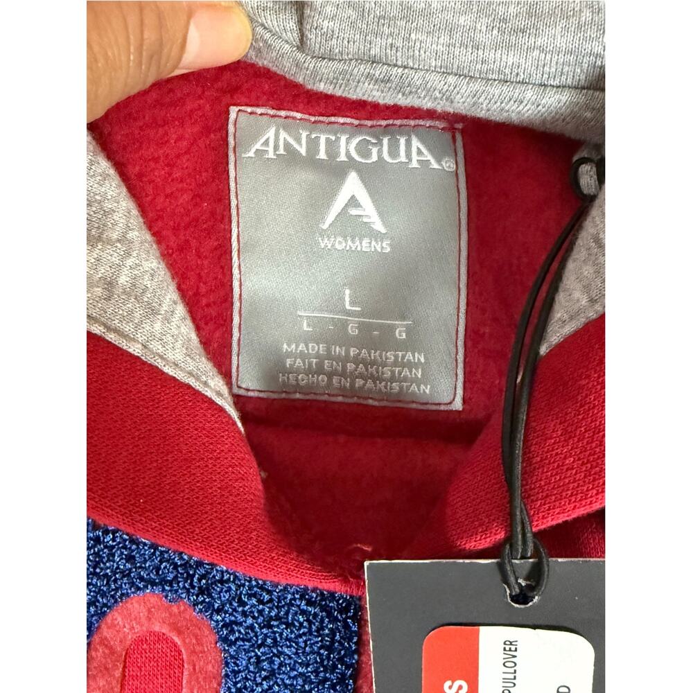 Women’s Antigua New York Giants Hoodie Red Size L NWT - Picture 3 of 9